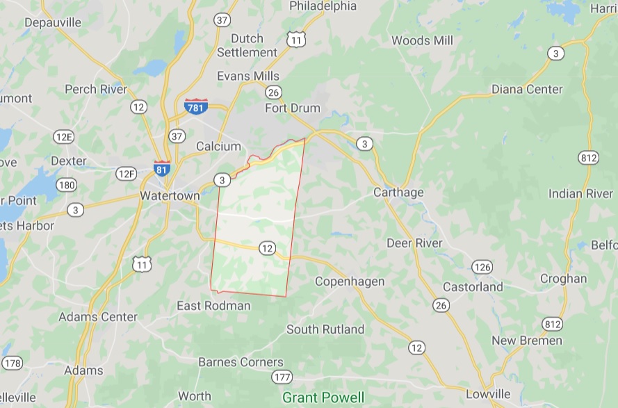 Google Map: Town of Rutland, NY